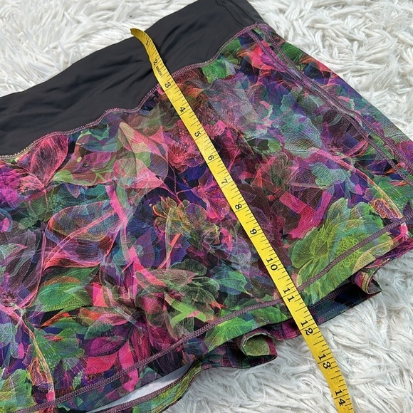 Lululemon Pace Rival Mid-Rise Skirt Vivid Floral Tone Multi - Picture 2 of 7